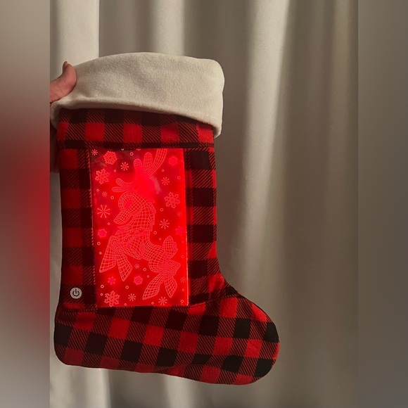 Yew Stuff Christmas Stockings for Men Women Kids Pets LED Light up Xmas - Picture 5 of 6